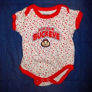 5 for $10 Pro Edge Little Buckeye Onesie Size 3-6 Months
